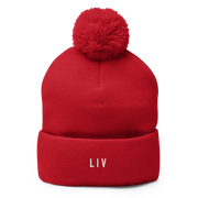 LIV Classic Logo Pom-Pom Beanie - LIV